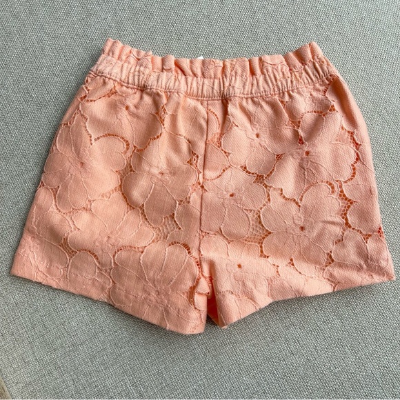 NWT Janie and Jack Tropical Peach Lace Shorts - Size 3 - Picture 5 of 9